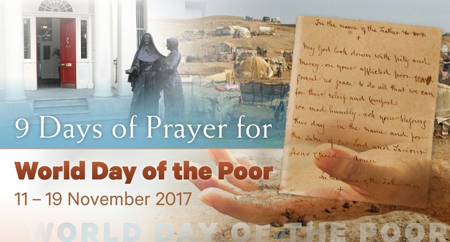 Invitation to Commemorate the first World Day of the Poor on Sunday, 19 November